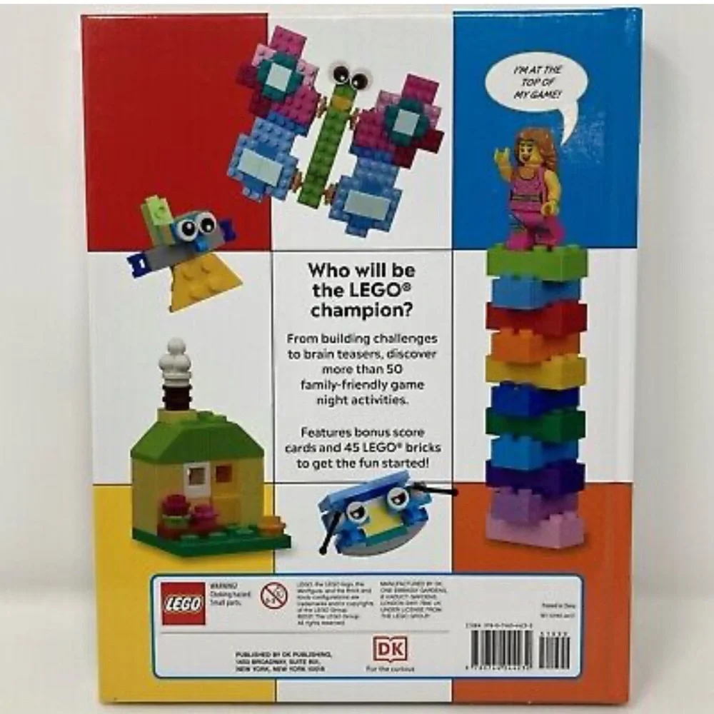 Lego Family Game Night DK Books with 45 Lego Bricks